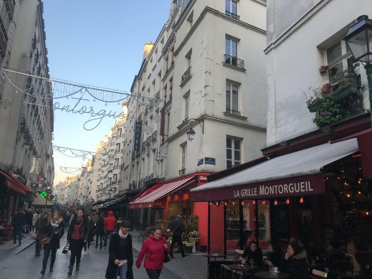 Quartier Montorgueil, Voie Pietonne, Dans Un Immeuble Du Xveme Paris Exterior foto